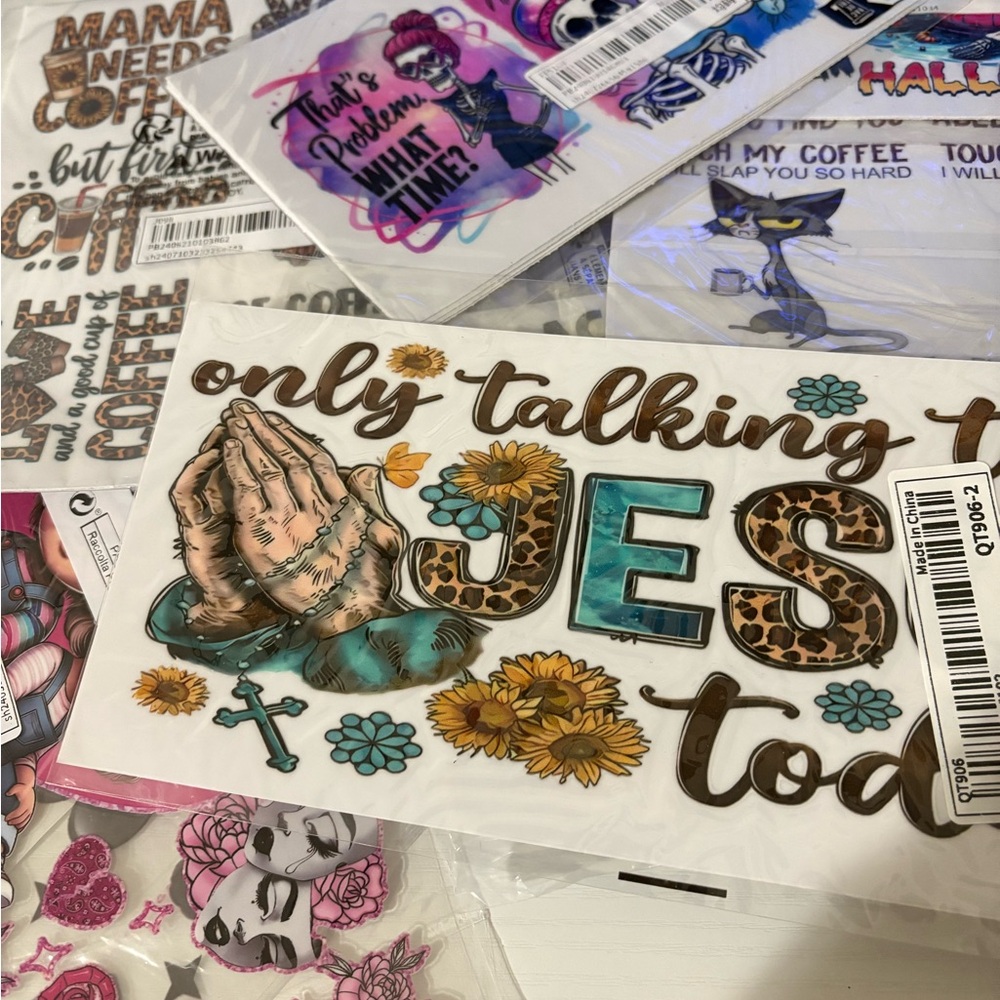 Random DTF Stickers